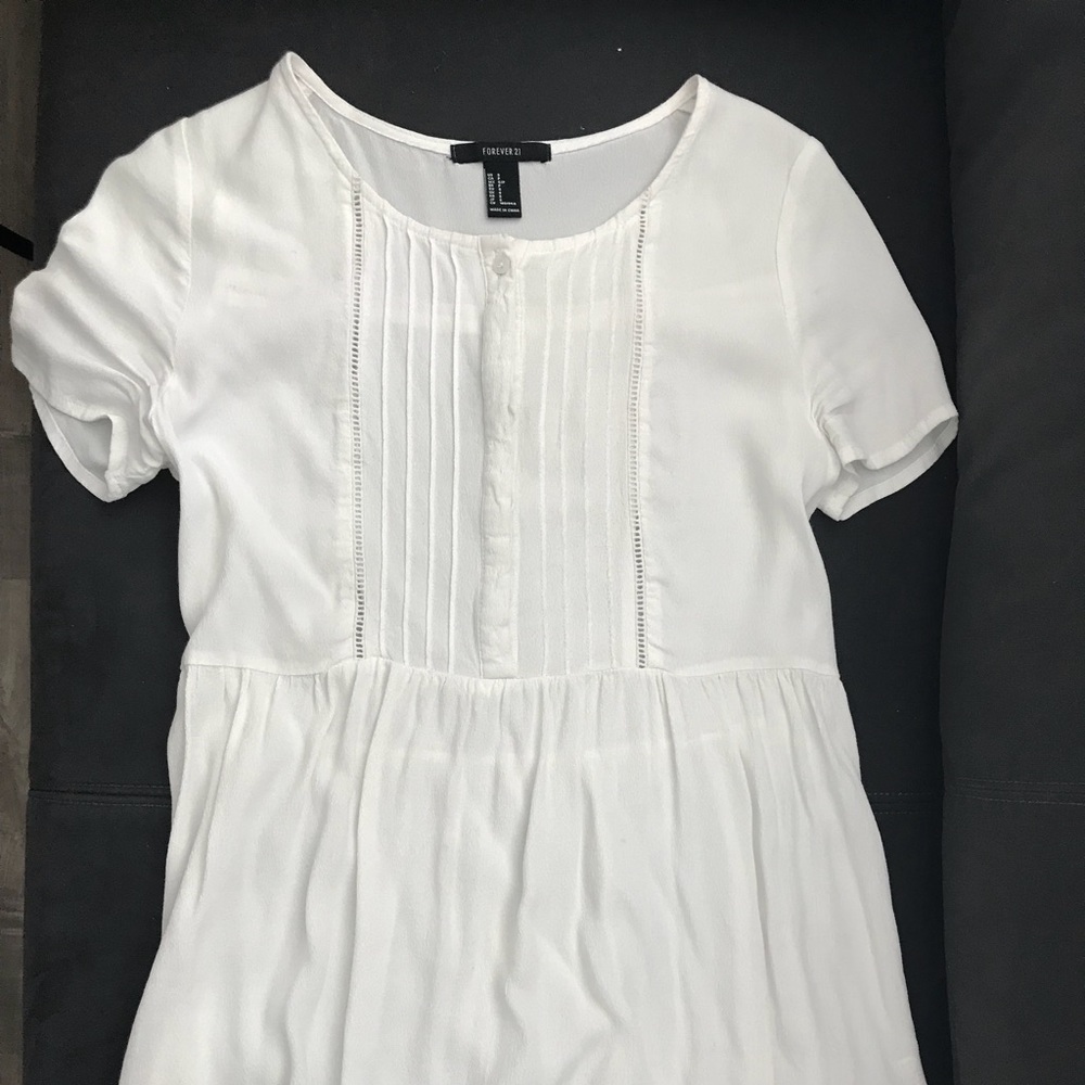 White sun dress